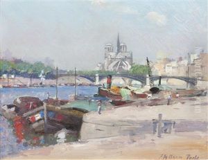Notre Dame And The Seine by Patrick William Adam