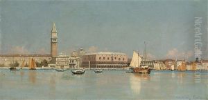 The Doge's Palace From The Bacino, Venice The Doge's Palace From The Bacino, Venice
