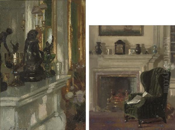 Still Life On Mantelpiece (+ An Afternoon By The Fire; 2 Works) - view 1