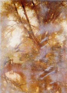 Lufness Mill, Evening by Patrick William Adam