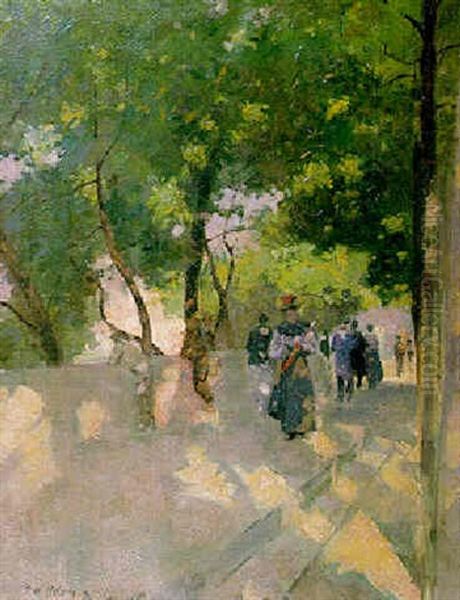 Pres De La Seine, Soir, Paris - view 1