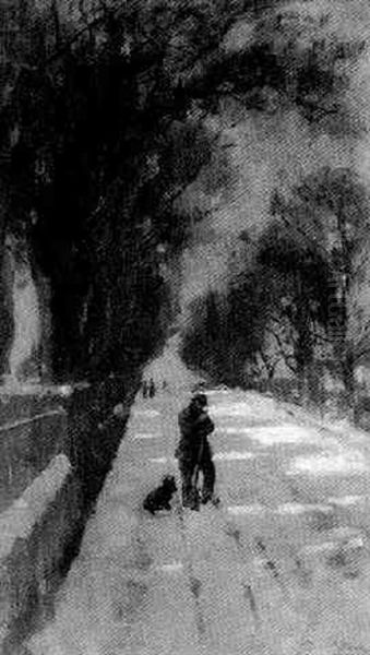 A Road In Winter - view 1