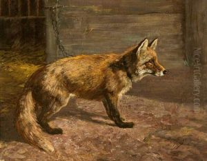 Fuchs Im Stall by Richard Benno Adam