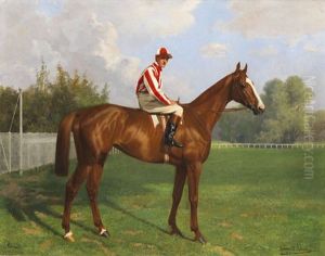 Titina Mit Jockey Bernard Carlslake by Richard Benno Adam