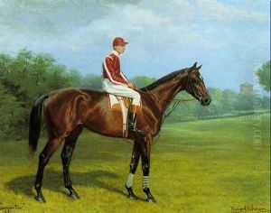 Anton Dreher's Filly "va Banque" With Bernard Carslake Up by Richard Benno Adam