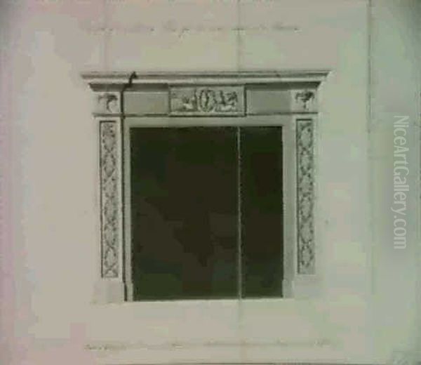 Chimney Piece For The Dining Room At Moccas Court, Herefordshire - view 1