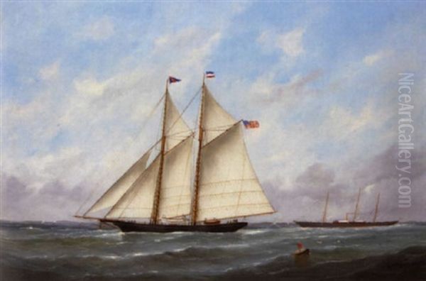 Boats Off Le Havre - view 1