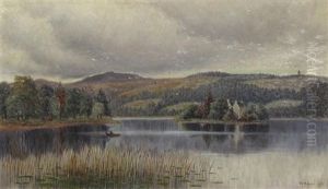 Rowboat In Marshland