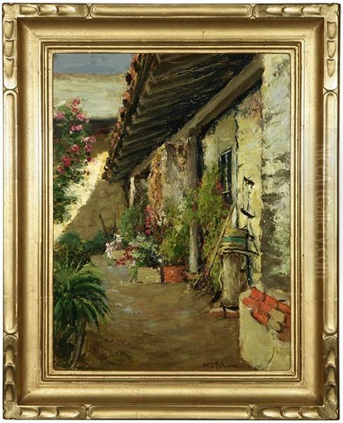 The Garden Path - San Juan Bautista Mission - view 1