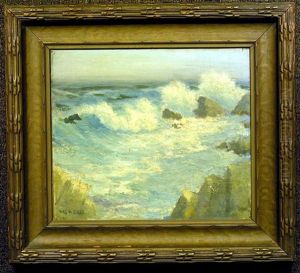 Breaking Surf by William C. Adam