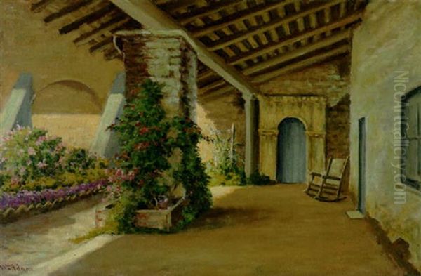 A Flower Garden Off The Veranda, Monterey - view 1