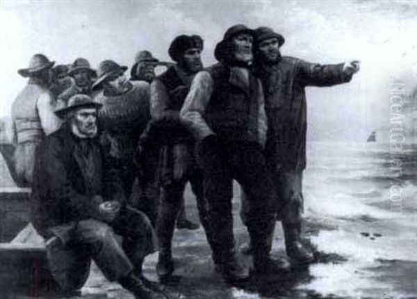 Fishermen On The Coast - view 1