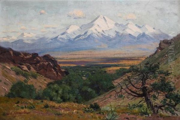 Mount Princeton As Seen From Mt. Antero - view 1