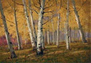 Aspen Forest by Charles Partridge Adams