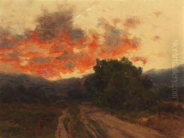 Sunset Above Salida, Colo. - view 1