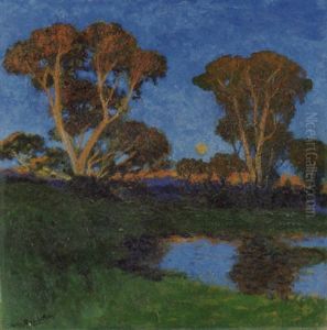 Moonrise At Dusk