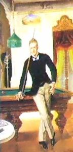 A Billiard Player by John Quincy Adams
