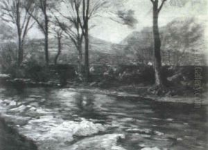 Connecticut Landscape by Woodhull Adams