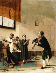 The Music Lesson by Carlo Ademollo