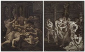 Due Scene Della Strage Degli Innocenti