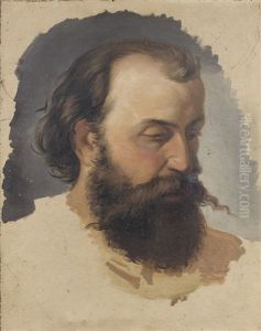 Portrait De Luigi Macciono by Luigi Ademollo