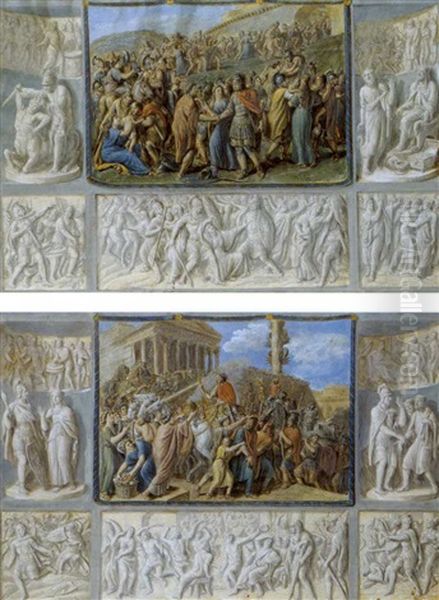 Scene Di Storia Romana (4 Works) - view 1