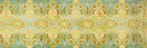 Stenciled Frieze From The Chicago Stock Exchange by Dankmar Adler