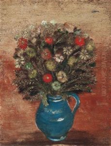 Flowers In A Pot by Jankel Adler