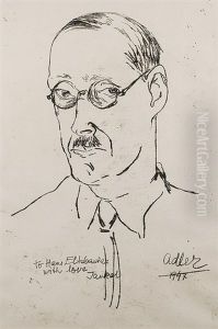 To Hans Eltzbacher by Jankel Adler