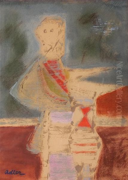 Figure In Blue - view 1