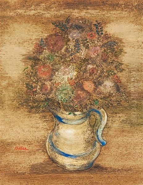 Vase With Flowers - view 1