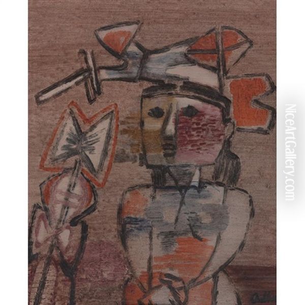 Young Girl (+ Portrait Of A Man, Verso) - view 1