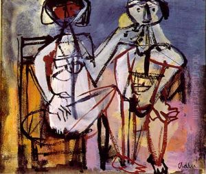 The Couple by Jankel Adler