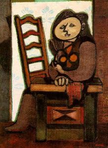 Woman With Chair