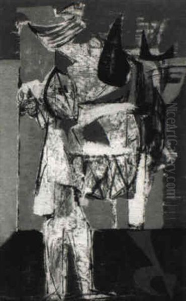 Figure With A Basket - view 1
