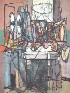 Girl At Her Desk