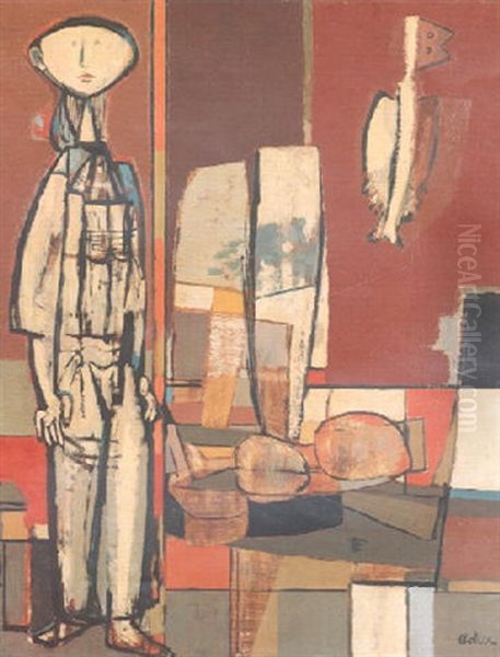 Portrait Of A Man With A Bird - view 1