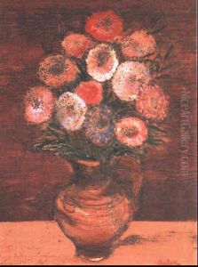 Blumen In Einer Vase by Jankel Adler