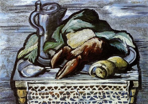 Still Life With Lobster And Lemon - view 1