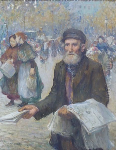 Le Marchand De Journaux A Paris - view 1