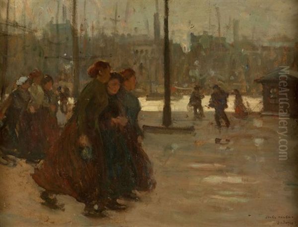 Les Femmes De Marins Sur Les Quais - view 1