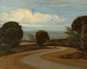 Chemin Dans Un Paysage by Jules Adler