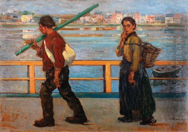 A Couple By The River - view 1