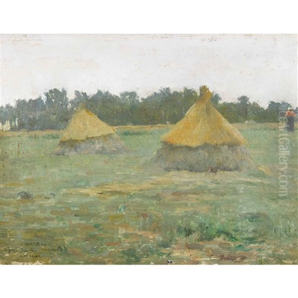 Heuschober Auf Einem Feld Bei Ligny - view 1
