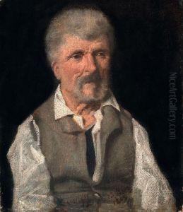 Ritratto D'uomo by Giuseppe Abbati