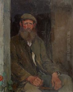 Portrait D'homme Barbu Portrait D'homme Barbu
