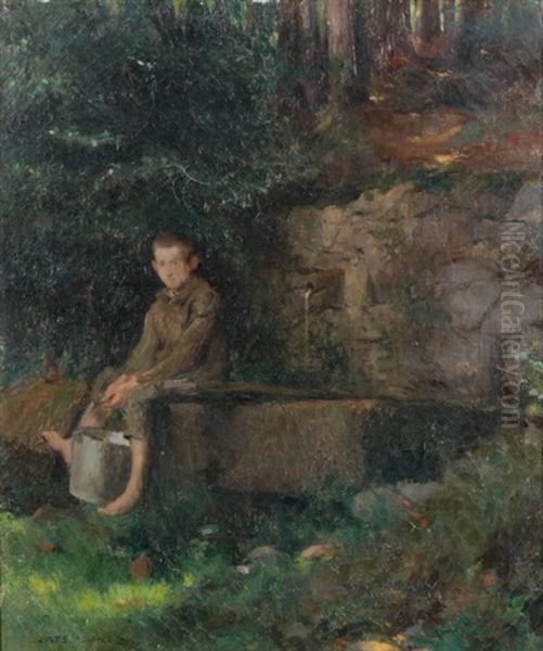 L'enfant A La Fontaine - view 1