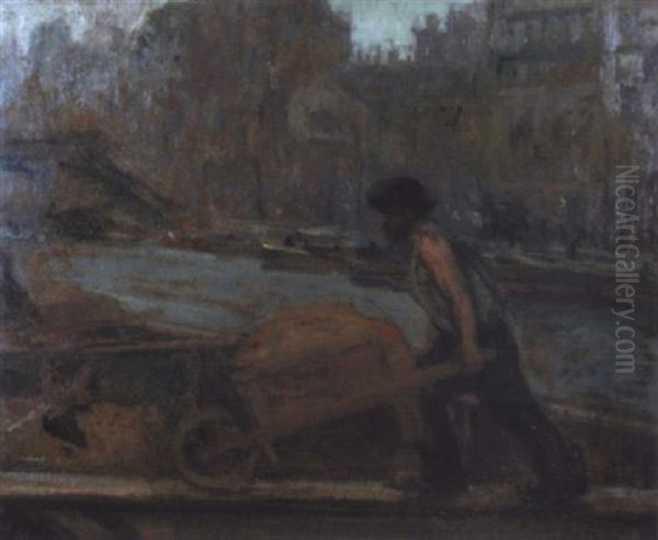 Terrassier, Canal St. Martin - view 1