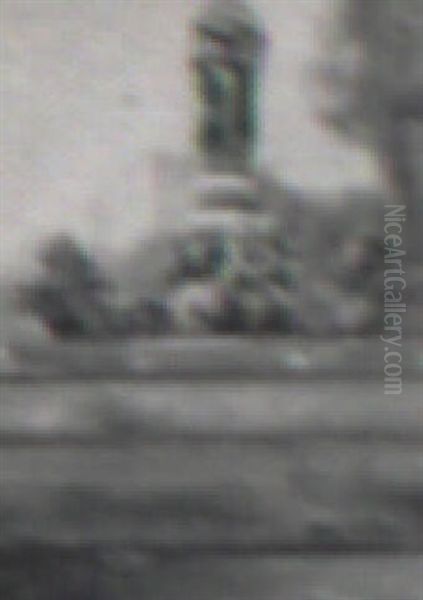 Fountain In Paris - view 1