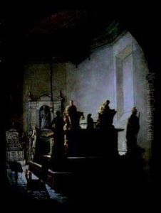 Il Monumento Di Don Pedro Da Toledo In San Giacomo Degli Spagnoli by Vincenzo Abbati